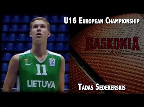 Tadas Sedekerskis Amazing Pass U16 European Championship 2013 YouTube