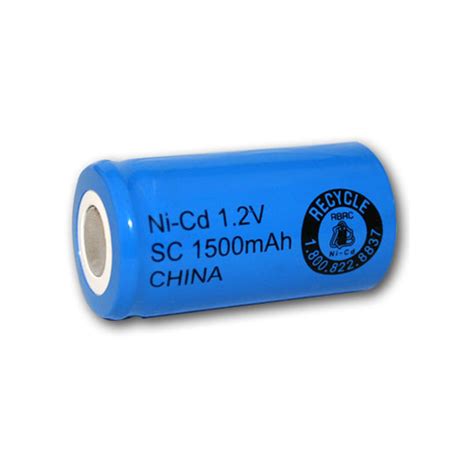 Subc Rechargeable Battery 1500mah Nicd 12v Flat Top Ebay