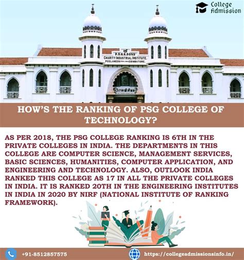 PSG COLLEGE OF TECHNOLOGY RANKING in 2020  College rankings, College