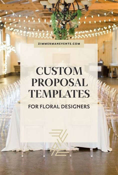 Custom Proposal Templates Wedding Floral Arrangements In 2019
