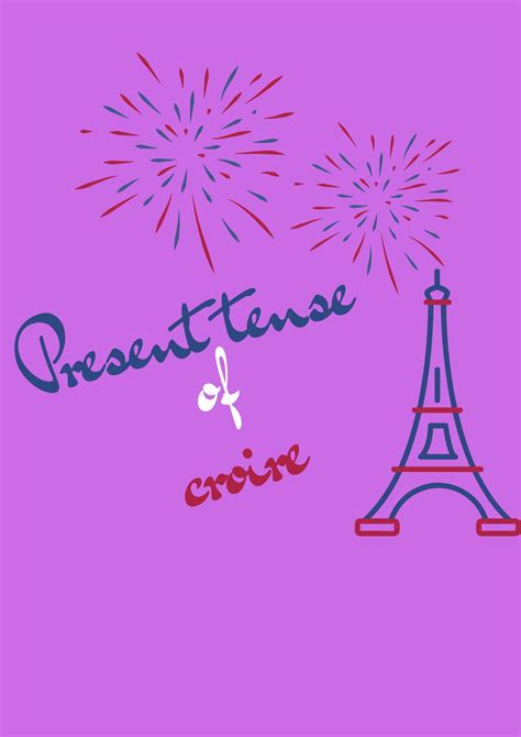 Present tense of the French verb croire - I learn French fast