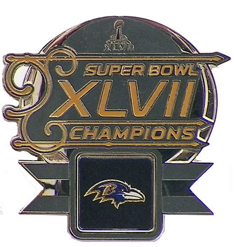 Baltimore Ravens Super Bowl Champions Pin 2