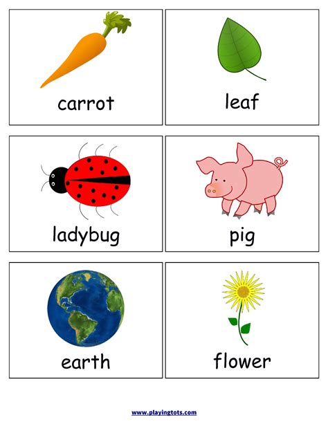 First Words Flash Cards For Your Toddler Keywords Picturecards
