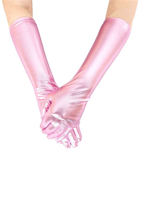 Elbow Length Satin Gloves The Breast Form Store