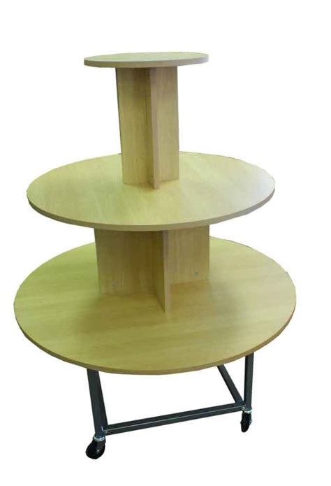 3 Tier Tables 3 Tier Square Tables Retail Display Tables Round