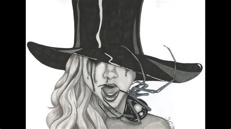 Drawing #23 Portrait of Maria Brink - YouTube