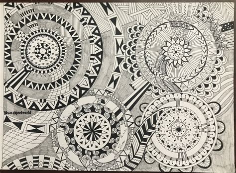 Browse our selection of zentangle notebooks and find the perfect design for you—created by our community of independent artists. Mandala Art How To Draw Doodle For Beginners Doodling Tutorial Design Drawing Step By Step in ...