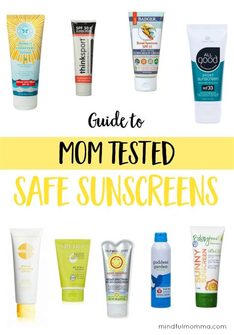 Mom Tested Ewg Approved Safe Sunscreen Guide