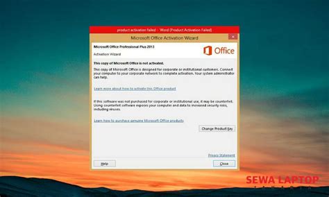 Penyebab Dan Cara Mengatasi Microsoft Office Activation Wizard