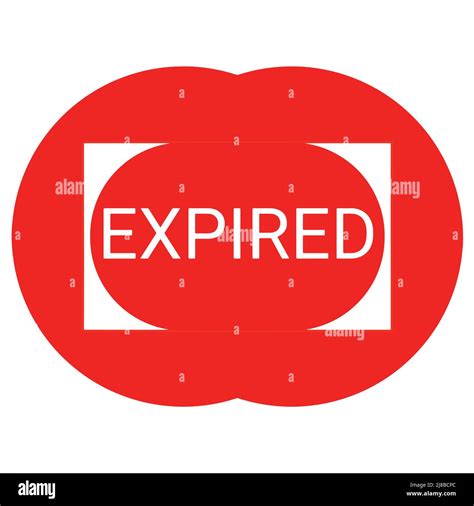 Expired Logo For Stamps Of Expired Goods Stock Vector Image And Art Alamy