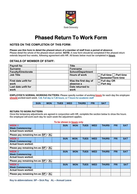 Employer Doctor Release Form To Return To Work 44 Return To Work