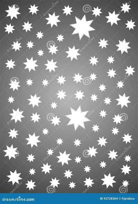Silver Stars Background Stock Illustration Illustration Of Packaging