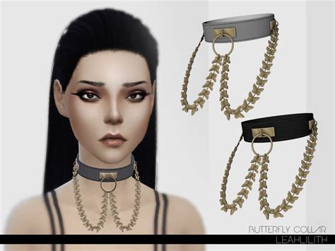 The Sims Resource Leahlillith Butterfly Collar