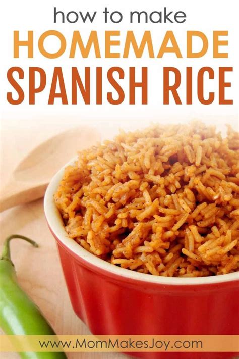 How To Make Restuarant Style Spanish Rice Mom Makes Joy