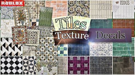 Decals Codes Tiles Textures Decals Ids Bloxburg Roblox Youtube