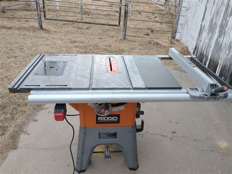 Ridgid R4512 Table Saw And Cast Iron Router Table Nex Tech Classifieds