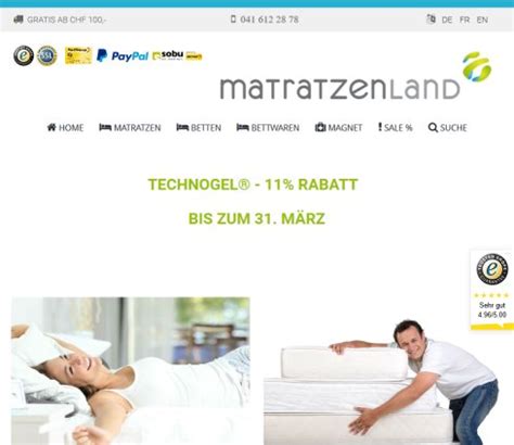 When you sleep better, you feel better. Matratzen - Betten Online Shop Matratzen-Betten-Boxspring ...