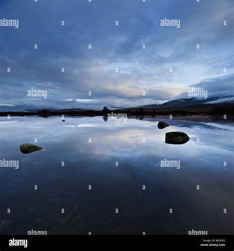 Loch Ba Rannoch Moor Highland Scotland Stock Photo Alamy