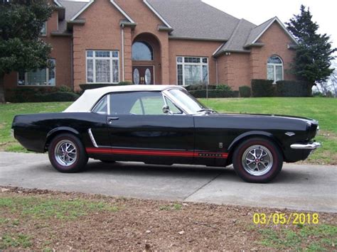 Seller Of Classic Cars 1964 Ford Mustang Blackblackwhite