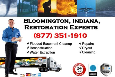 What to look for 3. Flooded Basement - Sewer Backup Cleanup - Bloomington IN