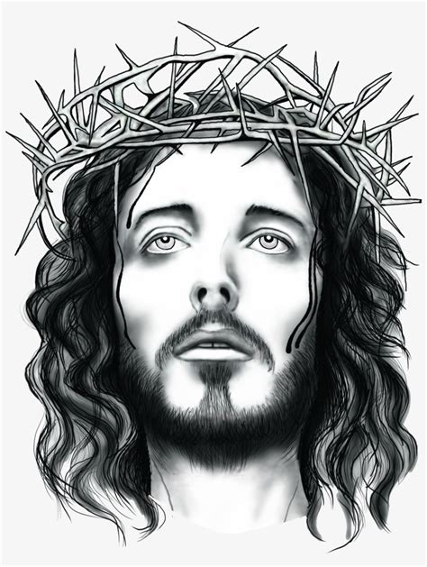 Jesus Face Outline