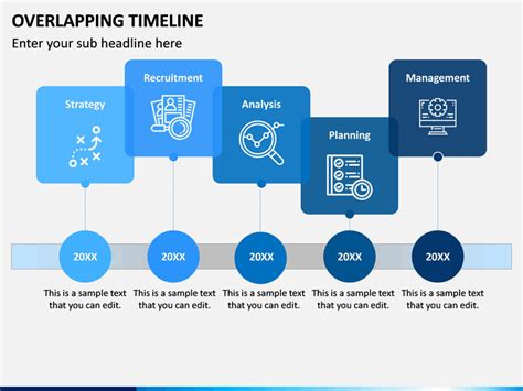 Overlapping Timeline Powerpoint Template