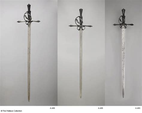 Longswords Munich Germany Probably 3rd Quarter Of 16th Century Iron Or