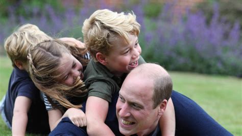 Prince george, princess charlotte and prince louis are living their best lives, frolicking around in garden designed for the chelsea flower show. Prince William Is Tackled By His Children in Charming New ...