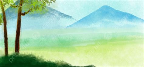Watercolor Nature Background Free Download