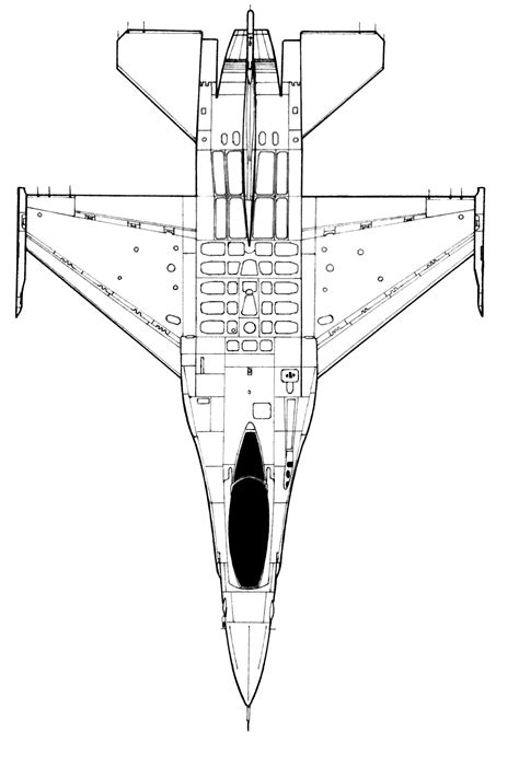 F 16 Fighting Falcon Blueprint Download Free Blueprint For 3d Modeling