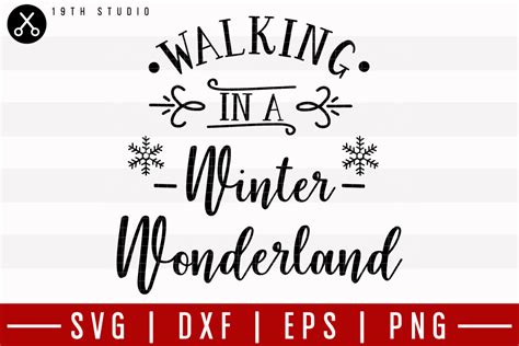 Walking In A Winter Wonderland Svg M21f54