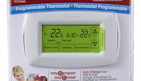 Honeywell RTH7600D Programmable Thermostat | Walmart Canada