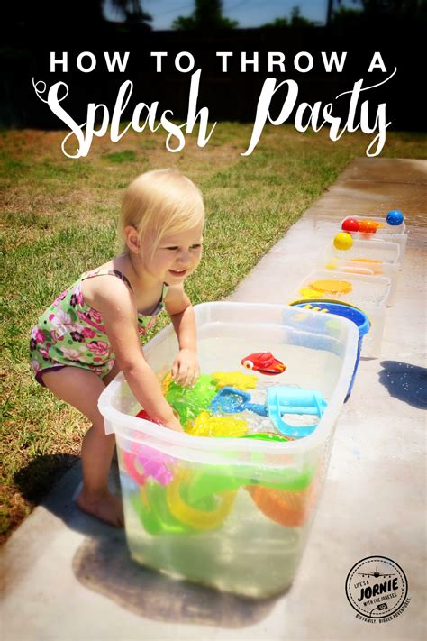 How To Throw A Splash Party Water Birthday Parties Summer Birthday