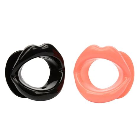 Sexy Lips Silicone Open Fixation Mouth Stuffed Oral Toys For Women Adult Bondage Restraints