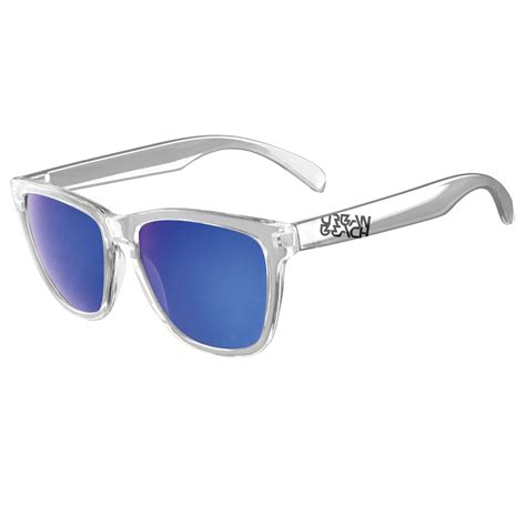 Unisex Polarised Clear Frame Sunglasses Piper Free Delivery Over £20 Urban Beach