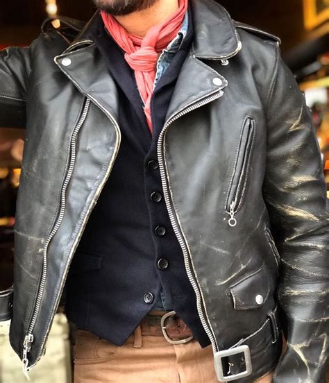Mens Fashion On Instagram “the Classic Perfecto Schott Nyc Leather