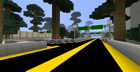 Veterans expressway map and weather conditions at exit 9, gunn highway. MODERN MINECRAFT : Highway Exit 1