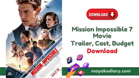 mission impossible 7 movie download trailer cast budget