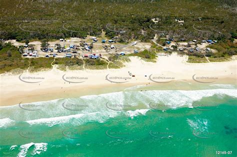 Noosa North Shore Beach Campground Qld Aerial Photography