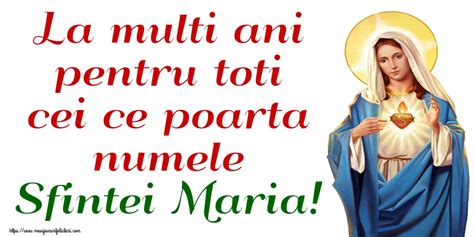 Felicitari De Sfanta Maria Mica La Multi Ani Pentru Toti Prietenii