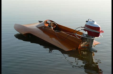 A Wooden Speed Boat