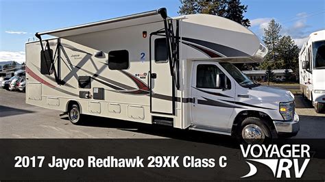 2017 Jayco Redhawk 29xk Class C Motorhome Video Tour Voyager Rv