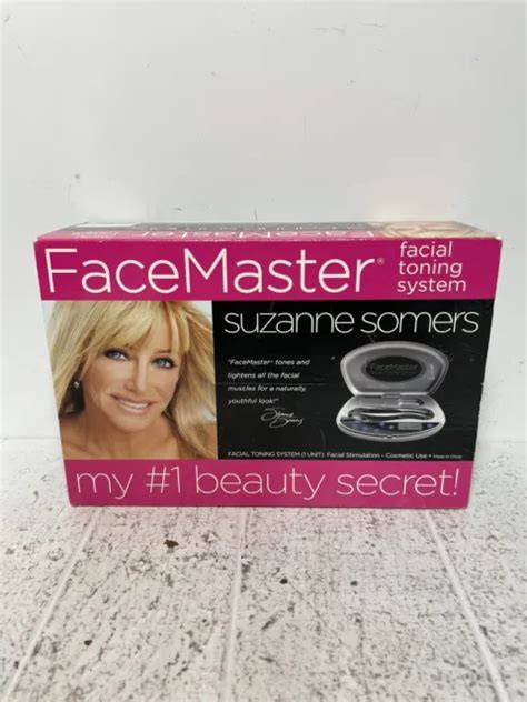 Suzanne Somers Facemaster Platinum Facial Toning System New Open Box