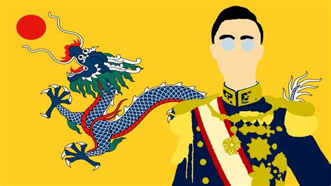 Emperor Puyi Minimalist Wallpaper [3840 X 2160] R Kaiserreich