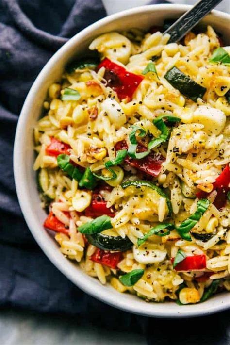 Easy pasta salads take the guesswork out of mealtime. The Best Orzo Pasta Recipes - The Best Blog Recipes