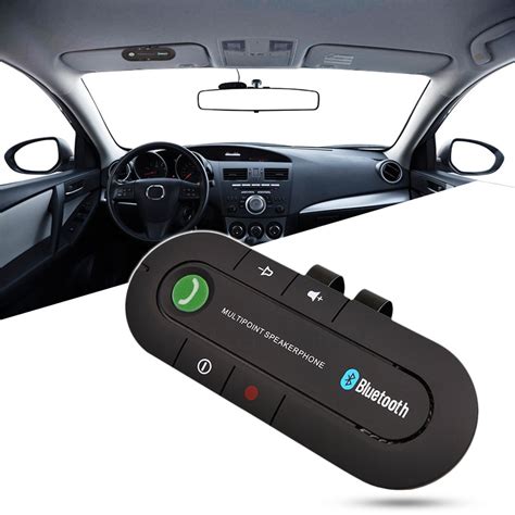 Bluetooth Handsfree Car Kit Wireless Bluetooth Speaker Phone Mp3 Music
