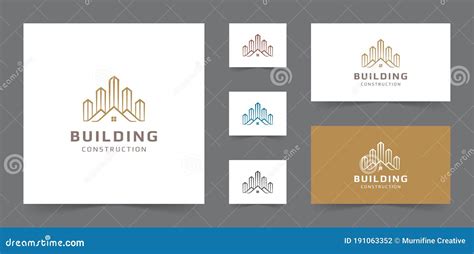 Luxury Logo For Construction Real Estate Mortgage Property