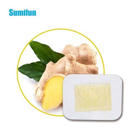 10pcs Ginger Essential Detox Foot Patch Chinese Medicine Patches With