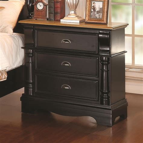All wood bedrooms, cabinet beds, murphy beds, storage beds, nightstands dressers, chests, and armoires. Black Wood Nightstand - Steal-A-Sofa Furniture Outlet Los ...