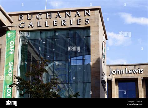 Buchanan Galleries Glasgow Shopping Centre Sign Buchanan Street In